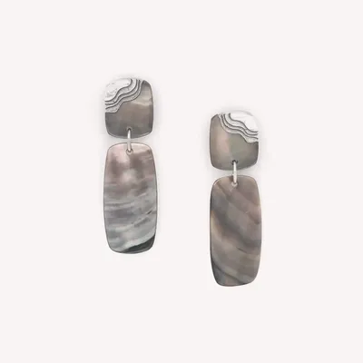 Bijoux - Boucles d'oreilles poussoir grand modèle - Mindoro - NATURE BIJOUX