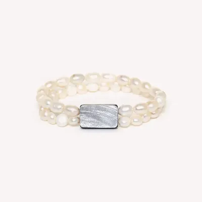 Bijoux - Bracelet extensible 2 rangs - Moonlight - NATURE BIJOUX