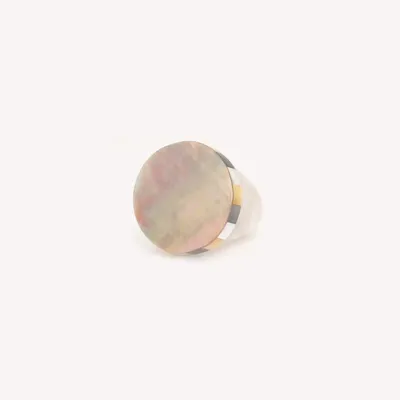 Jewelry - Brown lip ring T56 - San Lazzaro - NATURE BIJOUX