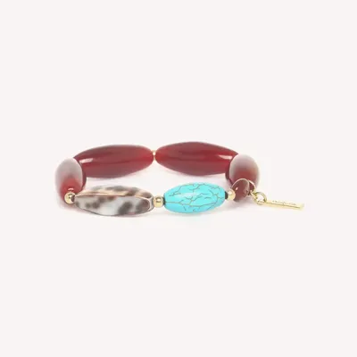 Jewelry - Oval agate stretch bracelet - Surabaya - NATURE BIJOUX