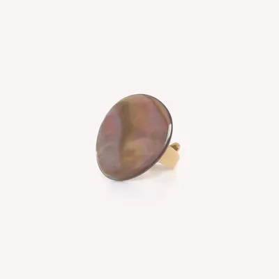 Jewelry - Adjustable brown lip ring - Tivoli - NATURE BIJOUX