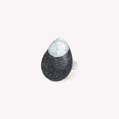 Jewelry - Adjustable drop ring - Volcan - NATURE BIJOUX