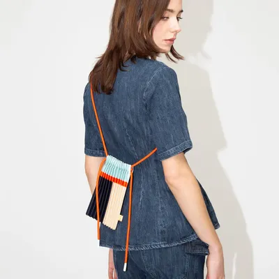 Sacs et cabas - Mini-sac plissé | Blue - MULTITUDES