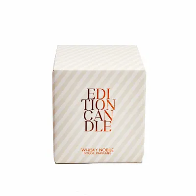 Bougies - Grande bougie parfumée à la cire de soja avec couvercle en bois - EDITION FRAGRANCES