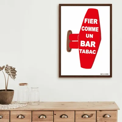 Affiches - Fier comme un bar tabac - NIKOLE & RUBEN