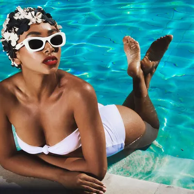 Accessoires cheveux - Nostalgia Bonnet de bain Fleurs Multicolore - KORES ACCESSORIES