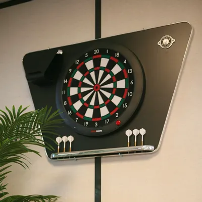 Autres objets connectés  - SUPPORT DE CIBLE FLÉCHETTES NOIR ET CIBLE CONNECTÉE - STELLA BABY-FOOT & BILLARDS