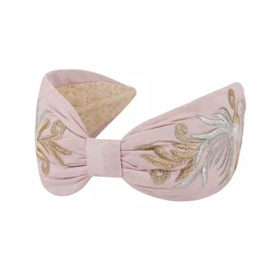 Hair accessories - Pink Scroll Headband - NAMJOSH