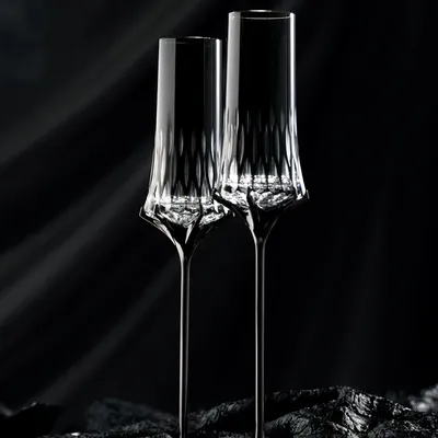 Glass - Crystal Champagne Glasses LOVE COLLECTION Aphrodite - MU16