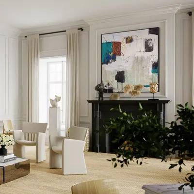 Services - 'Etapas' - Original Painting - 150x150cm - PERSPECTIVA 10