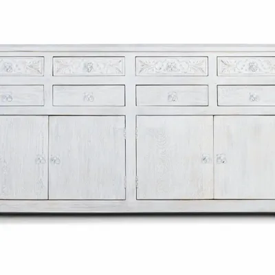 Buffets - Buffet en manguier blanc vieilli - GINER Y COLOMER