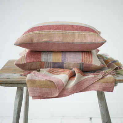 Decorative objects - Red stripe plaid - ML FABRICS