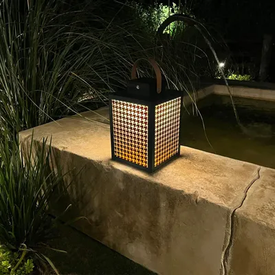 Éclairage nomade - Lanterne solaire Couture - LYX LUMINAIRES