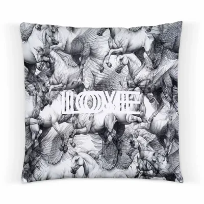 Cushions - HORSES LOVE CUSHION - LOVE BY MILSHTEIN