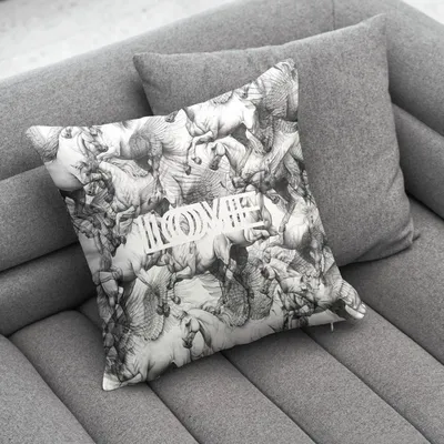 Coussins textile - Coussin Horses Love - LOVE BY MILSHTEIN