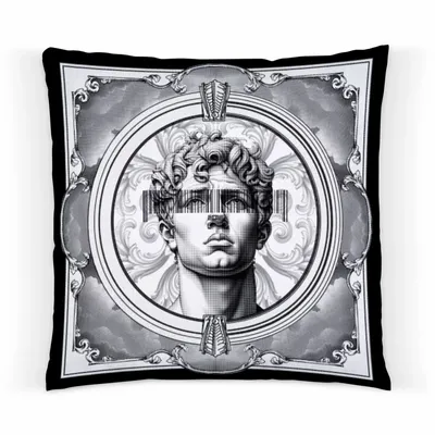 Cushions - MAN IN A BOX CUSHION - LOVE BY MILSHTEIN