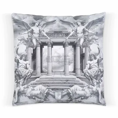 Cushions - TEMPLE CUSHION - LOVE BY MILSHTEIN