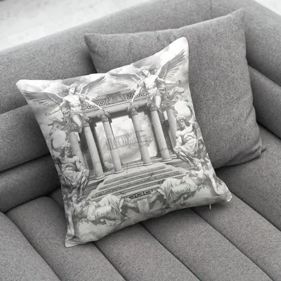 Comforters and pillows - TEMPLE CUSHION - LOVE BY MILSHTEIN