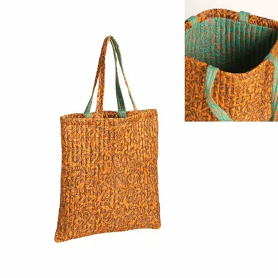 Sacs et cabas - Des sacs à provisions fabriqués à la main et recyclés à partir de sari - I WAS A SARI