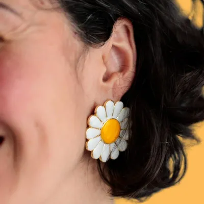 Jewelry - CLAP brooch jewel - DAISY Earrings - CLAP PARIS