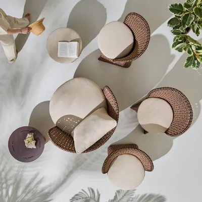 Armchairs - TALI garden armchair - ORCHID EDITION