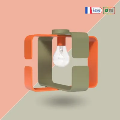 Design objects - Bi-color Ceiling Lamp - BO X - BOETHIC - DECORATION ENGAGEE