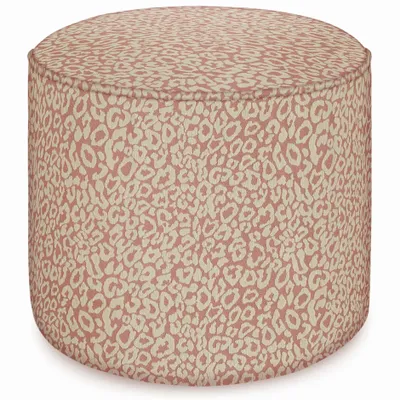 Poufs - Pouf Maya Rose & Écru - PALAIS SUSTAINABLE LUXURY
