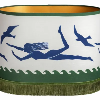 Blinds - Palais x Hôtel Magique Lampshade Thalassa Blue - PALAIS SUSTAINABLE LUXURY