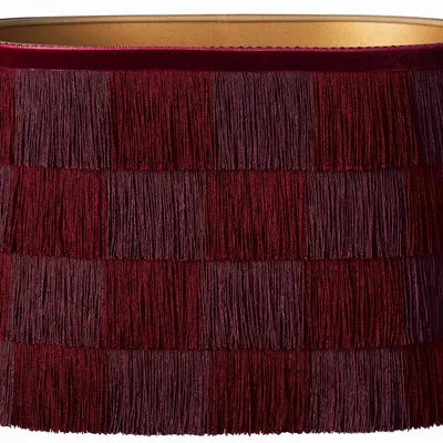 Blinds - Lampshade Giselle Burgundy & Bordeaux - PALAIS SUSTAINABLE LUXURY