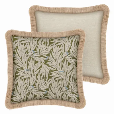 Garden textiles - Cushion Yoko Olive - PALAIS SUSTAINABLE LUXURY