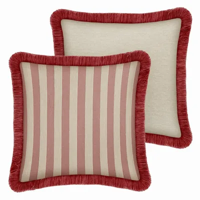 Garden textiles - Cushion Jackie Rose & Ecru - PALAIS SUSTAINABLE LUXURY