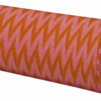 Garden textiles - Bolster Rosita Orange & Pink - PALAIS SUSTAINABLE LUXURY