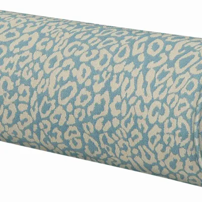 Garden textiles - Bolster Maya Ice & Ecru - PALAIS SUSTAINABLE LUXURY
