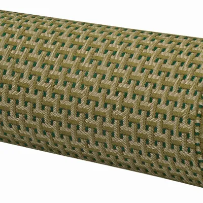 Garden textiles - Bolster Janis Moss & Olive - PALAIS SUSTAINABLE LUXURY