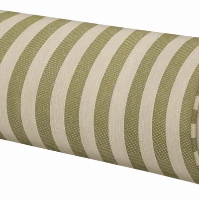 Garden textiles - Bolster Jackie Olive & Ecru - PALAIS SUSTAINABLE LUXURY