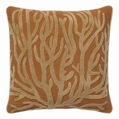 Fabric cushions - Cushion Lauren Caramel & Sand - PALAIS SUSTAINABLE LUXURY