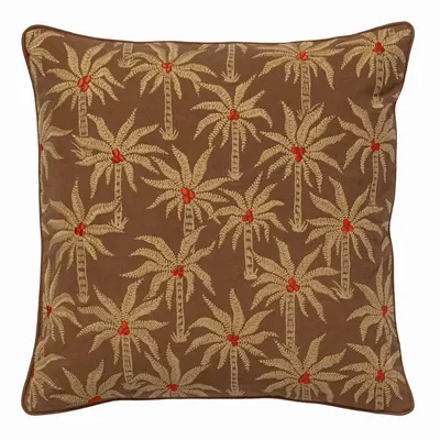 Fabric cushions - Cushion Laura Cinnamon & Sand - PALAIS SUSTAINABLE LUXURY