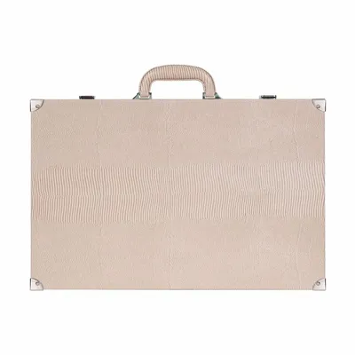 Petite maroquinerie - Backgammon Beige - Cuir lézard végane - Grand - Jeux - VIDO LUXURY BOARD GAMES