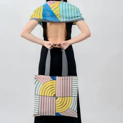 Bags and totes - Chromatic Orbit Tote Bag - KORES ACCESSORIES