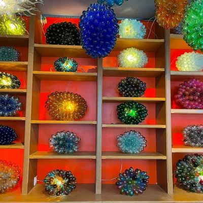 Objets personnalisables - Grappe de verre lumineuse - LA MAISON DAR DAR