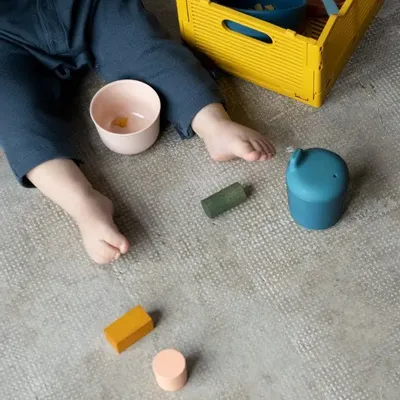 Repas pour enfant - Gobelet à bec en silicone - Blue Abyss - EKOBO