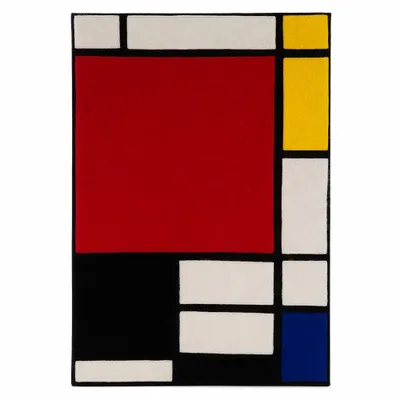 Decorative objects - Grand Book Clutch, Composition,  Mondrian - OLYMPIA LE-TAN