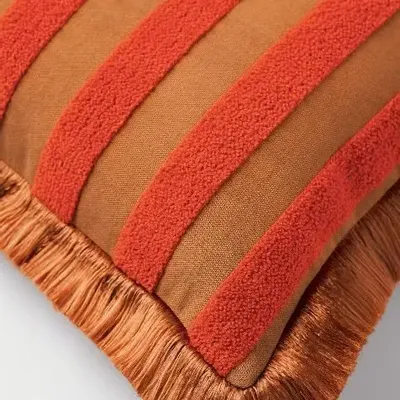 Fabric cushions - Cushion Jackie Coral & Caramel - PALAIS SUSTAINABLE LUXURY