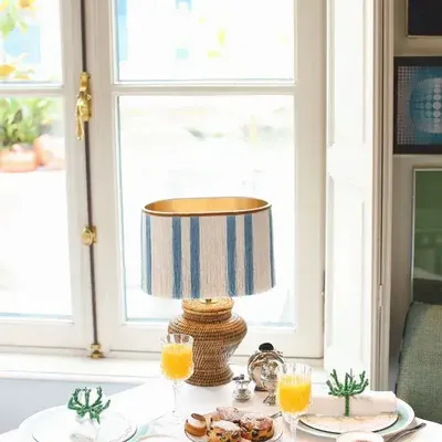 Abat-jours - Palais x Hôtel Magique Abat-jour Ava Bleu Clair - PALAIS SUSTAINABLE LUXURY