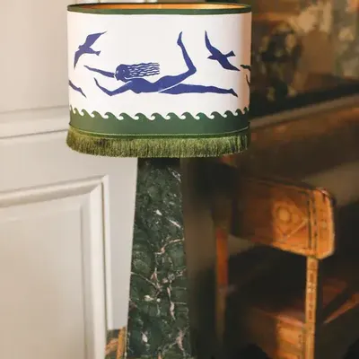 Abat-jours - Palais x Hôtel Magique Abat-jour Thalassa Bleu - PALAIS SUSTAINABLE LUXURY