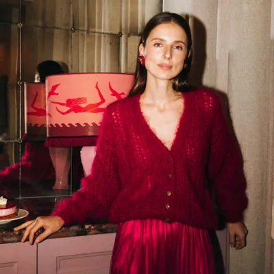 Blinds - Palais x Hôtel Magique Lampshade Thalassa Burgundy & Blush - PALAIS SUSTAINABLE LUXURY