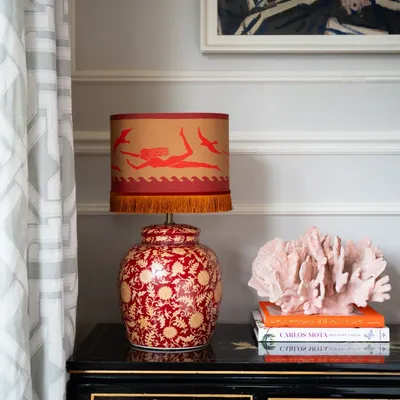 Blinds - Palais x Hôtel Magique Lampshade Thalassa Chili & Caramel - PALAIS SUSTAINABLE LUXURY