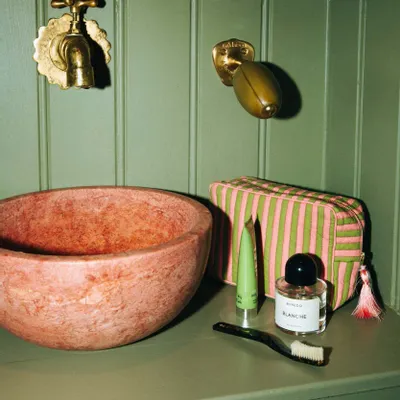 Bags and totes - Beauty Bag Jackie Fern & Rose - PALAIS SUSTAINABLE LUXURY