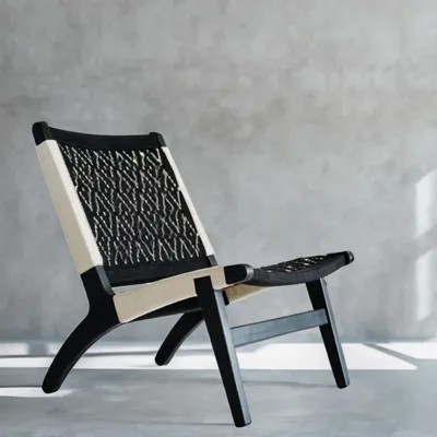 Lounge chairs for hospitalities & contracts - Nalago Lounge Chair Black & White - NA'LAGO