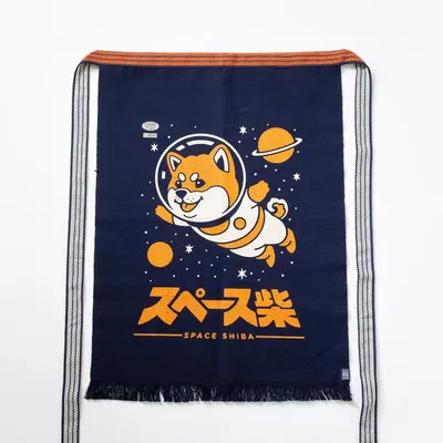 Linge de table textile - Collaboration artistique "The Space Shiba" par Yeaaah! Studio - MAEKAKE BY ANYTHING CO.,LTD.